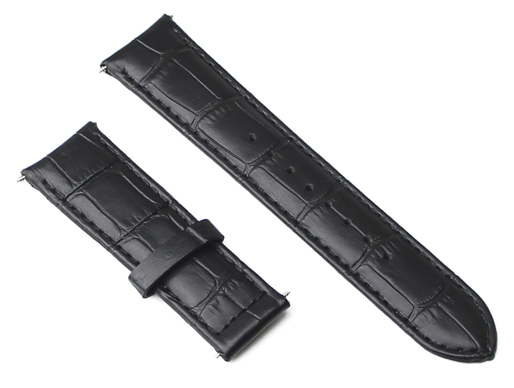 LD strap 20-18 BK, кожаный ремешок L'Duchen