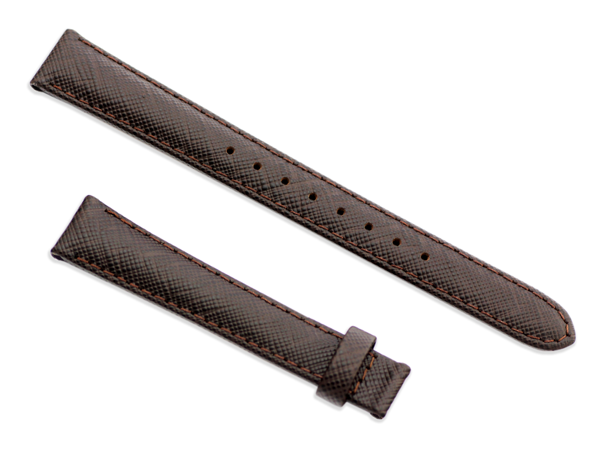 LD strap 14-12 BR Saffian, кожаный ремешок L'Duchen