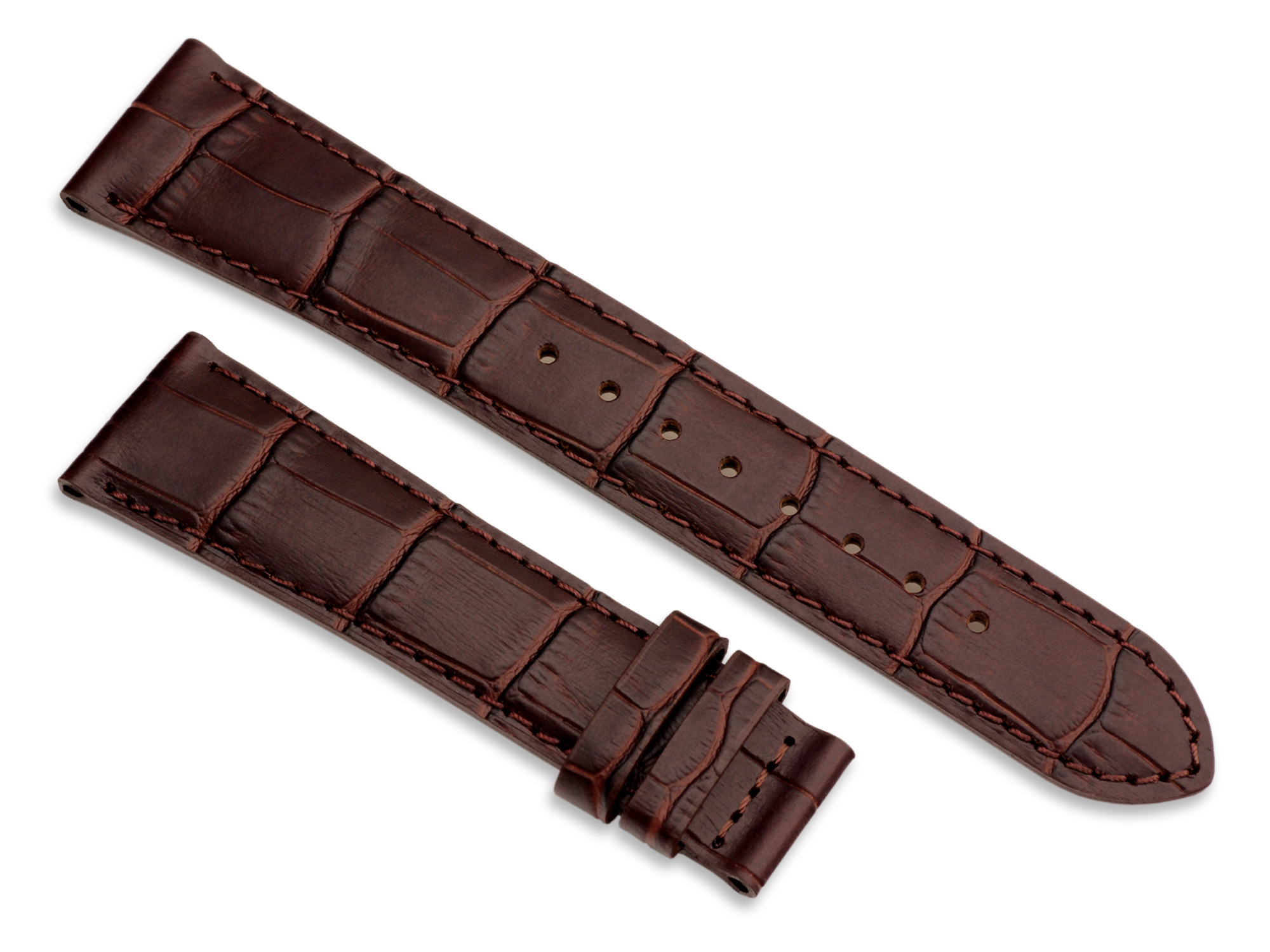 LD strap 20-18 BR, кожаный ремешок L'Duchen