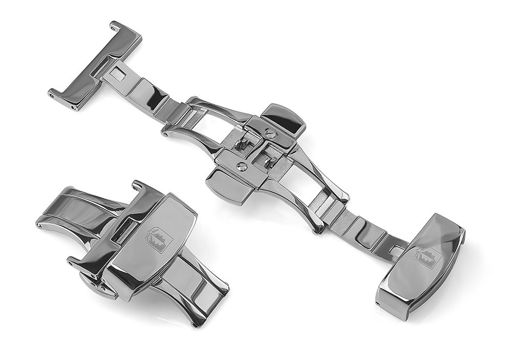 LD 18 double WH, застежка бабочка с кнопкой для ремешка L'Duchen