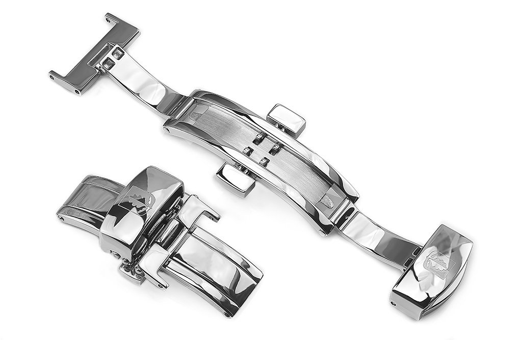 LD 16 double WH, застежка бабочка с кнопкой для ремешка L'Duchen