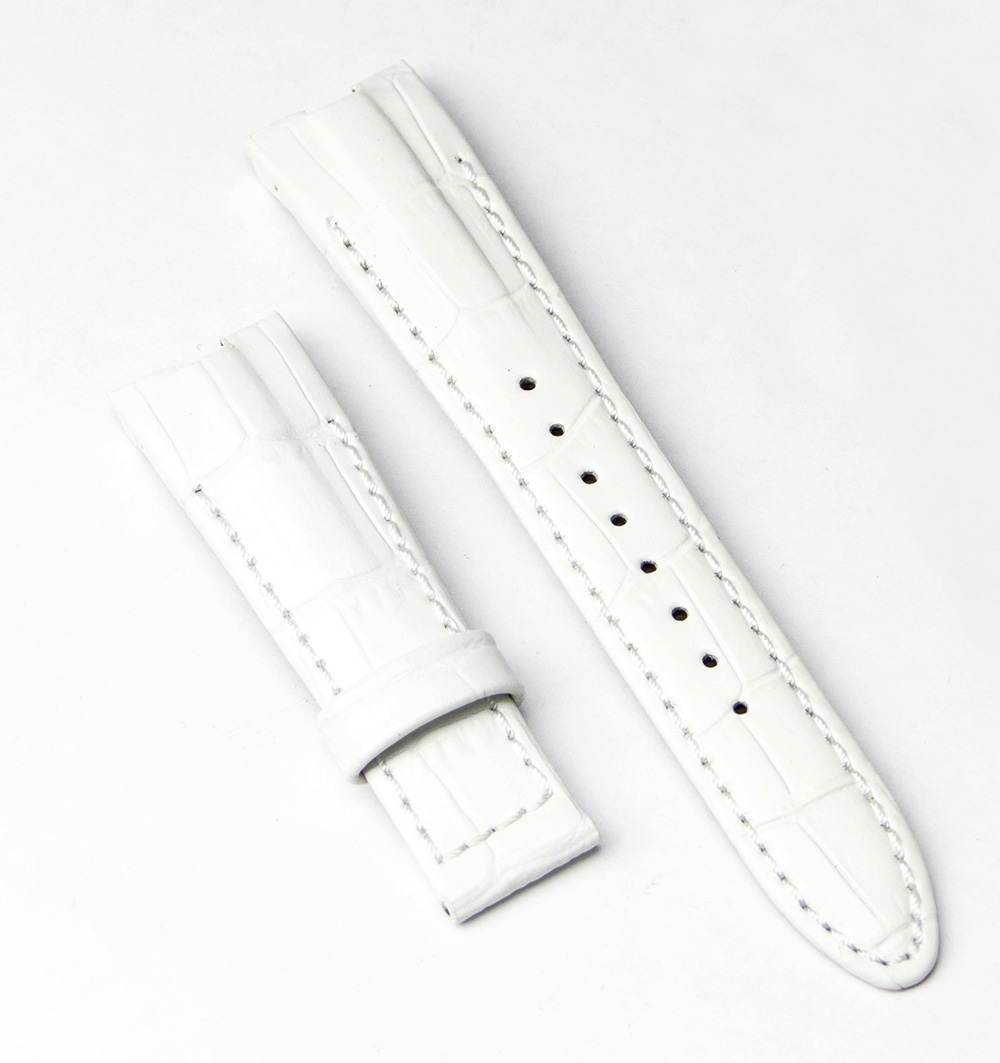 LD strap D 201 19-16 WH, кожаный ремешок L'Duchen