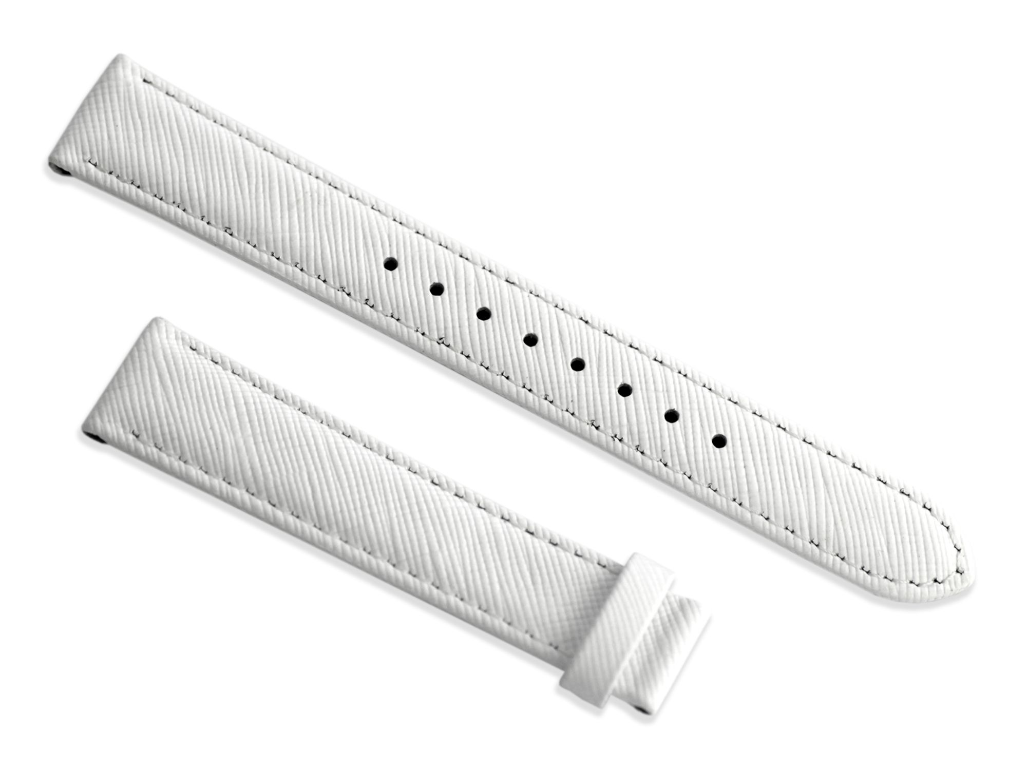 LD strap 16-14 WH Saffian, кожаный ремешок L'Duchen