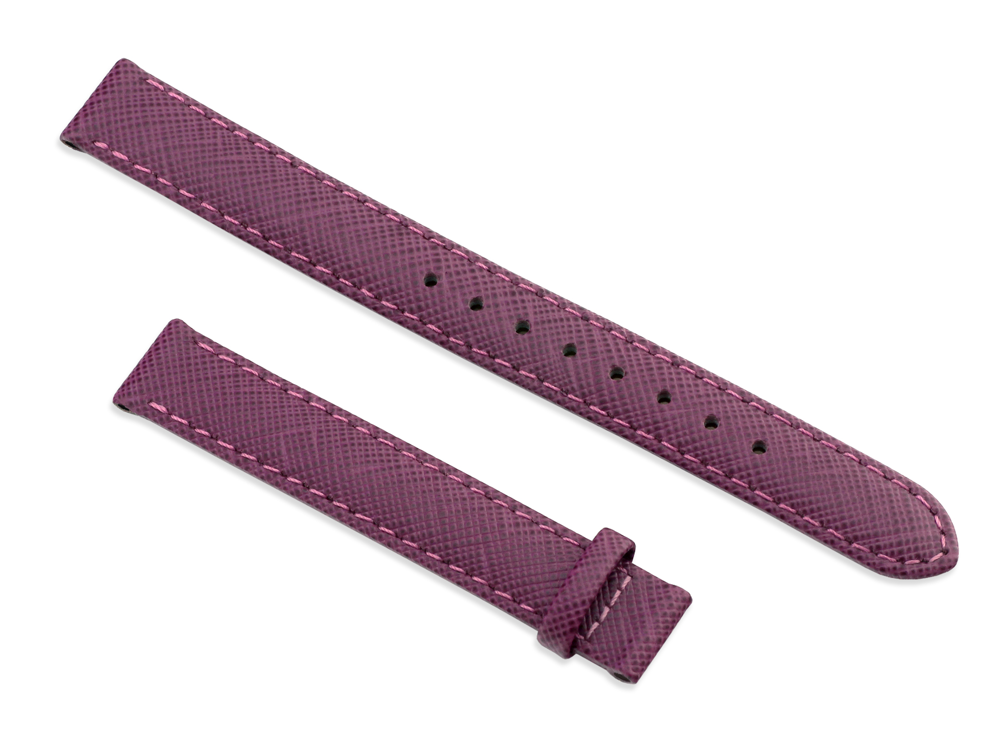 LD strap 12-12 Violet Saffian, кожаный ремешок L'Duchen